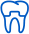 an icon of a dental crown put over a tooth