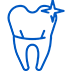 an icon of a swelled tooth in need of root canal modesto