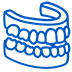 an icon of dentures