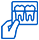 an icon of a dental x-ray being viewed by a dentist